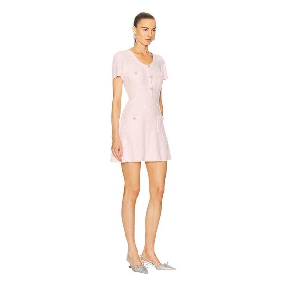 NWT…..Self-Portrait Blush Pink Mini Dress - Picture 5 of 16